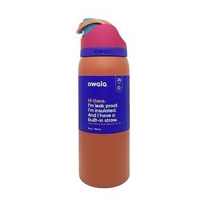 Amber Glow Owala 32oz with Purple Boot